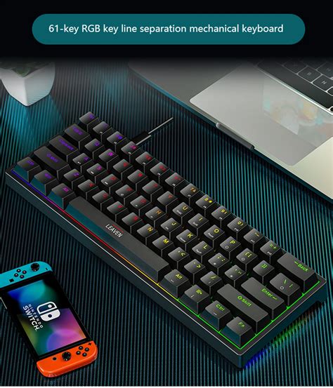 Ergonomic Wired Gaming Mechanical Keyboard