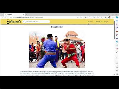 Demo Aplikasi Budayaku Eksplorasi Tradisi Seni Dan Warisan Youtube