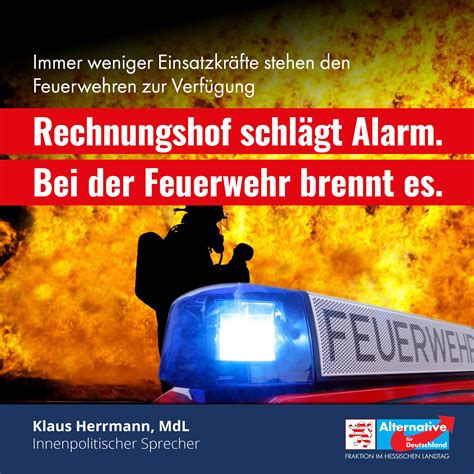 Rechnungshof schlägt Alarm Bei der Feuerwehr brennt es