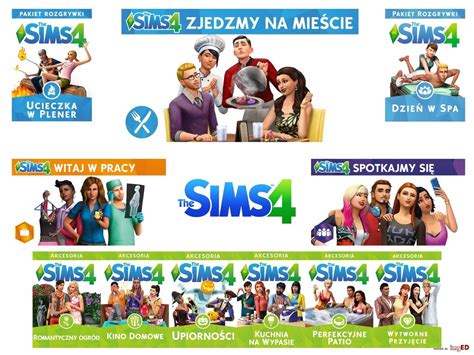 The Sims Wszystkie Dodatki Akcesoria Mody Bonusy