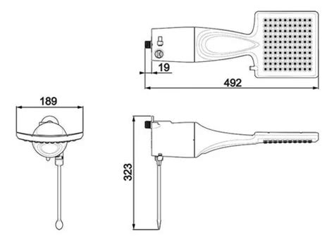 Ducha El Ctrica Ducha Lorenzetti Loren Shower Chuveiro De Parede Loren