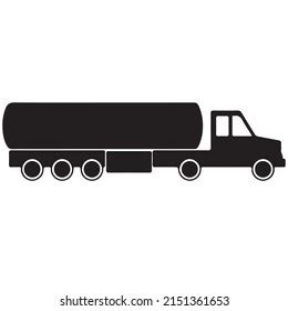 Truck Silhouette Black White Stock Vector (Royalty Free) 2151361653 | Shutterstock