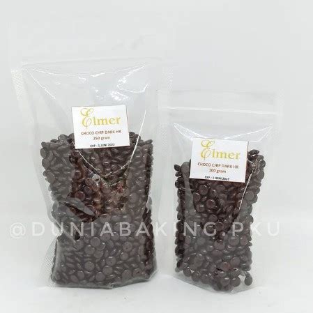 Jual Elmer Choco Chip Setengah Bulat Gr Gr Coklat Butir Elmer