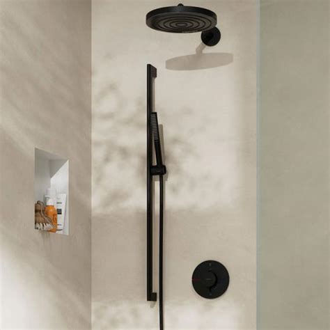 Hansgrohe Pulsify S Set De Douche Jet Noir Mat Reuter