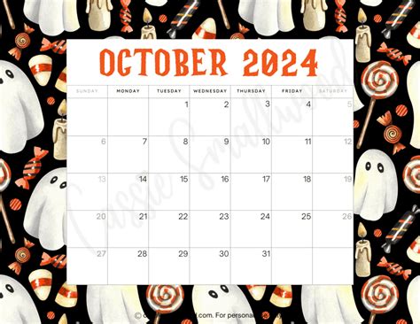 October Calendar 2025 Cute Pictures Estefana Hope