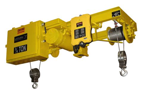 Twin Hook Monorail Wire Rope Hoists Saturn