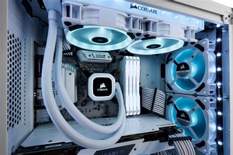 Customer Reviews Corsair Hydro Series H100i Rgb Platinum Se Liquid Cpu Cooler White Cw 9060042