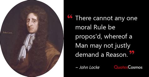 There Cannot Any One Moral Rule Be John Locke Quote