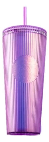 Vaso Starbucks Venti Stripe Morado Cuotas Sin Inter S