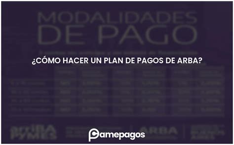 Cómo hacer un plan de pagos de ARBA Actualizado 2025