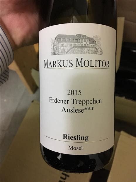 2013 Markus Molitor Erdener Treppchen Riesling Auslese White