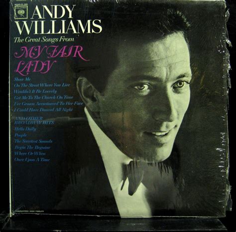 Andy Williams ANDY WILLIAMS THE GREAT SONGS FROM MY FAIR LADY Vinyl