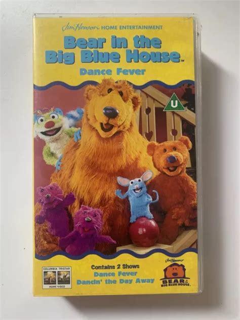 BEAR IN THE Big Blue House Vhs Video Tape Cult Classic Dance