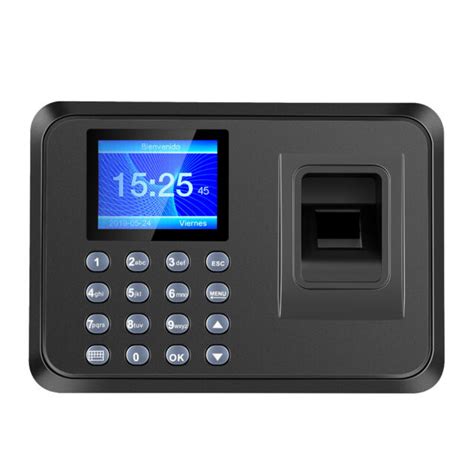 F01 Fingerprint Attendance Machine 2 4 Biometric Password Time Clock