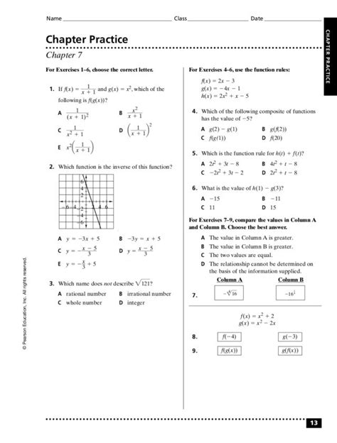 Identifying Functions Worksheet 8th Grade