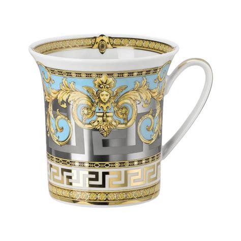 Rosenthal Versace Prestige Gala Le Bleu Becher Mit Henkel L