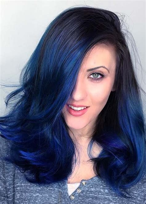 68 Gewagte Blaue Haarfarbe Für Kantige Frauen Beste Ideen Hair