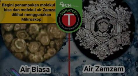 Keliru Ini Bentuk Kristal Air Biasa Dan Kristal Air Zamzam Yang