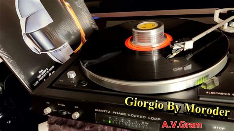 Daft Punk Giorgio By Moroder Vinyl Youtube