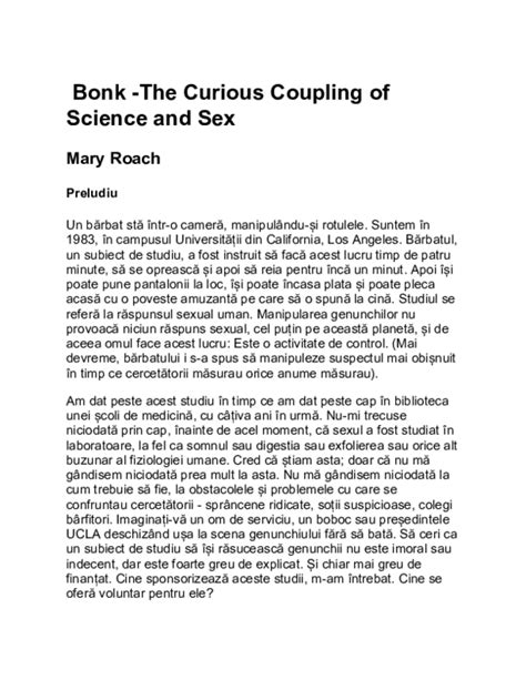 Pdf Bonk The Curious Coupling Of Science And Sex Iacob Vasile