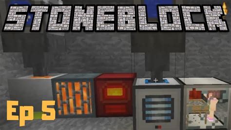 Making Obsidian Auto Sieving Ep Stoneblock Youtube