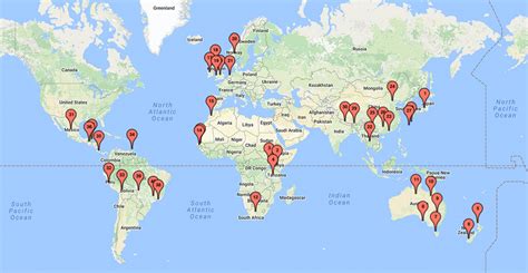 Previous Travels Map | Monkey See Monkey Travel