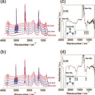 In Situ DRIFT Spectra Over 1wt Pt CeO2 Catalyst After Switching Between