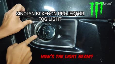 Sinolyn Bi Xenon Projector Fog Lamp H On My Dmax Vcross Youtube