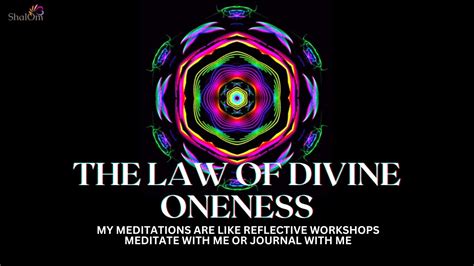 The Law Of Divine Oneness The Universal Laws Youtube