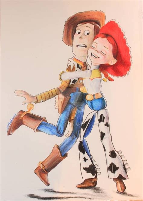 Disney Toy Story Woody and Jessie by RachelRie on DeviantArt Cartoon ...