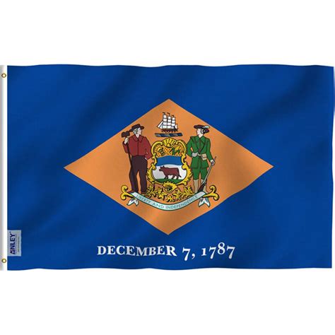 Fly Breeze 3x5 Foot Delaware State Flag Anley Flags