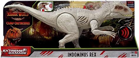 Mattel Jurassic World Cm Indominus Rex Camp Cretaceous Extreme Damage