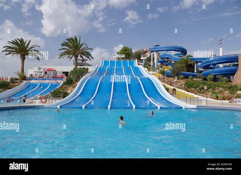 Slide and Splash Water Park in Lagoa, Algarve, Portugal Stock Photo - Alamy