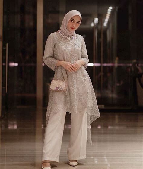 Baju Kondangan Simple Hijab Celana Jeans Id