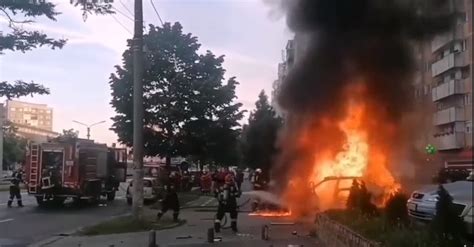 VIDEO Momentul Exploziei Mercedesului Omului De Afaceri Din Arad SRI