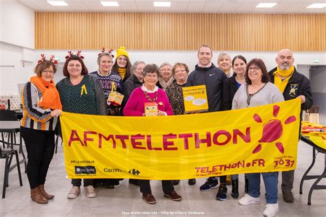 Mobilisation en soutien au Téléthon à Villers Semeuse Commune de