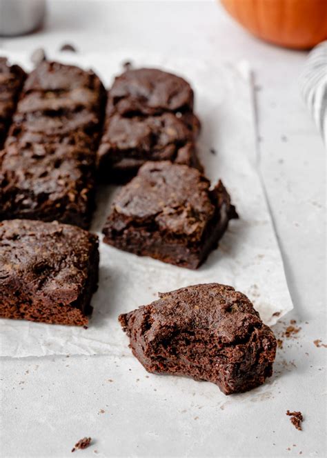 Pumpkin Brownies Vegan Balance With Jess