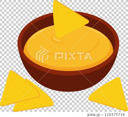 Mexican Nacho Chips With Cheese Dipping Sauce Pixta