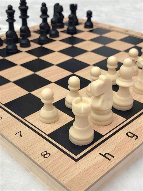 Jeu d échecs pliant 3 en 1 avec échecs internationaux dames et