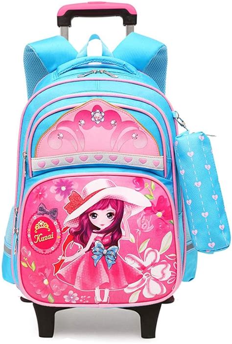 Mochila Con Carrito Para Niños Mochila Escolar Para Niñas Mochila