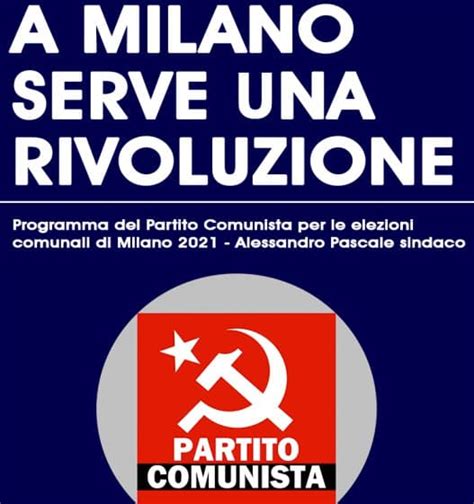 Il Programma Dei Comunisti Per Milano Intellettuale Collettivo