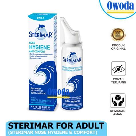 Jual Sterimar Dewasa Isotonis Sterimar Nose Hygiene And Comfort Ml