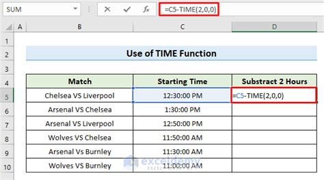 How To Subtract Hours From Time In Excel 2 Easy Ways ExcelDemy