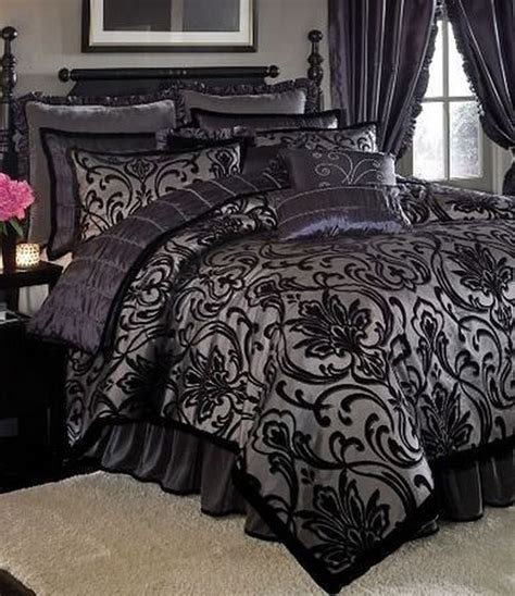 Blue And Black Damask Bedding Ideas On Foter