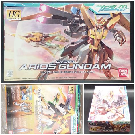 【やや傷や汚れあり】バンダイ【機動戦士ガンダム00】hg 28 1144 アリオスガンダム Gn 007【未開封・未組立】の落札情報詳細