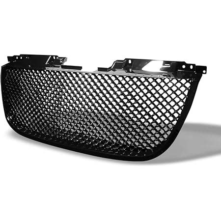 Amazon Glossy Black Mesh Front Hood Bumper Grill Grille Guard Abs