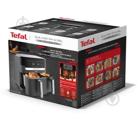 ᐉ Мультипечь Tefal Dual Easy Fry & Grill Air Fryer EY905B40 • Купить в ...