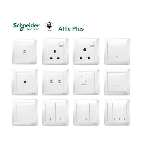 Schneider Crown Hager Switch Socket Affle Plus Stylea Ce Series Switches And Socket