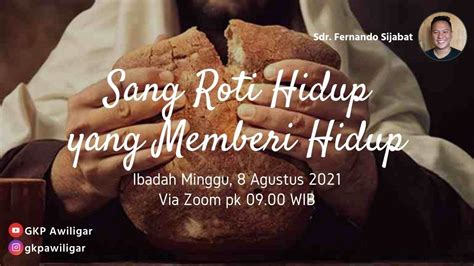 Ibadah Minggu 8 Agustus 2021 GKP Awiligar YouTube