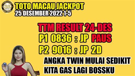 Prediksi Toto Macau Desember Angka Jitu Ttm Hari Ini